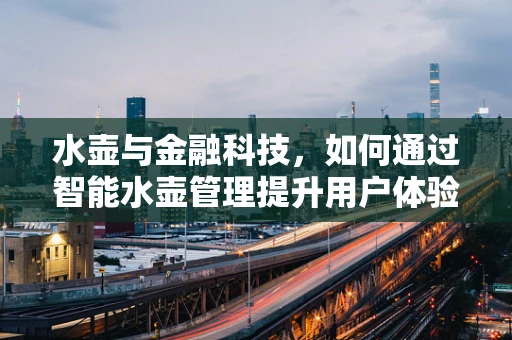 水壶与金融科技，如何通过智能水壶管理提升用户体验？