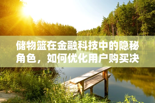 储物篮在金融科技中的隐秘角色，如何优化用户购买决策？