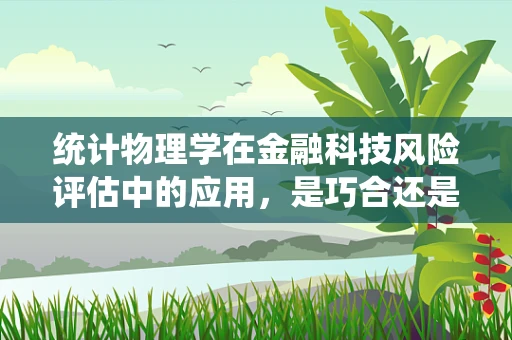 统计物理学在金融科技风险评估中的应用，是巧合还是科学？