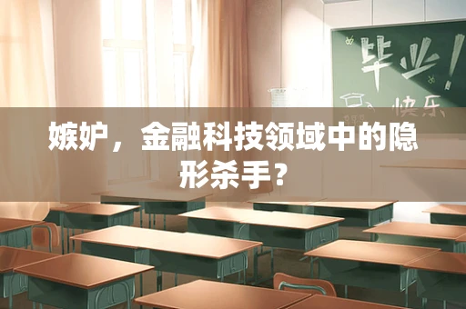 嫉妒，金融科技领域中的隐形杀手？