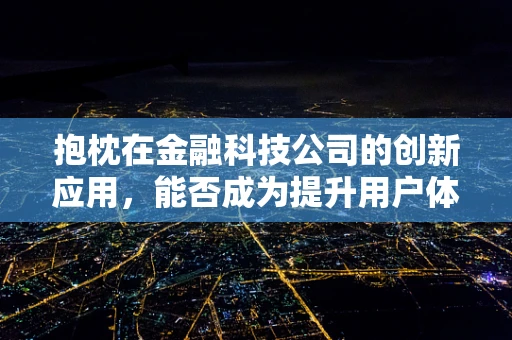 抱枕在金融科技公司的创新应用，能否成为提升用户体验的新宠？