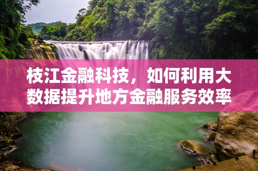 枝江金融科技，如何利用大数据提升地方金融服务效率？