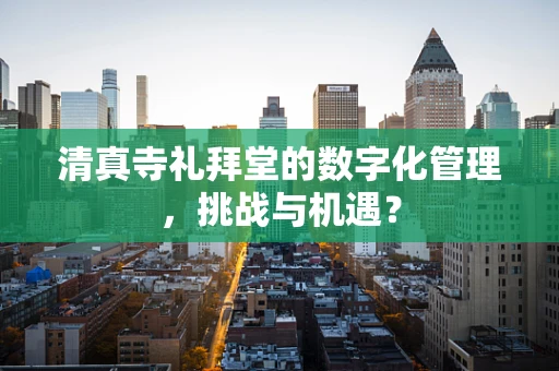 清真寺礼拜堂的数字化管理，挑战与机遇？