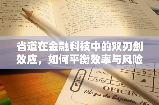 省道在金融科技中的双刃剑效应，如何平衡效率与风险？