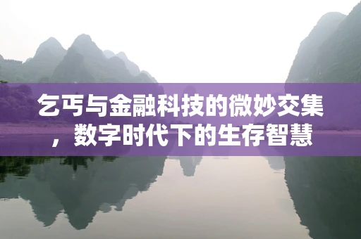 乞丐与金融科技的微妙交集，数字时代下的生存智慧