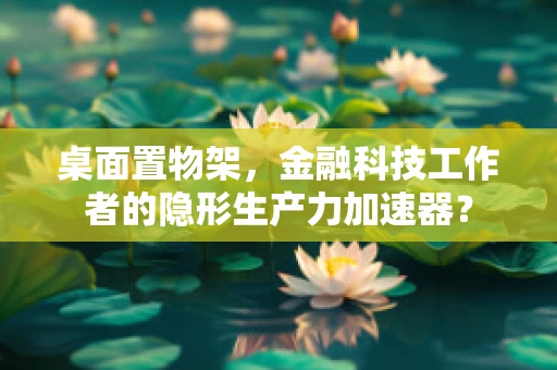 桌面置物架，金融科技工作者的隐形生产力加速器？