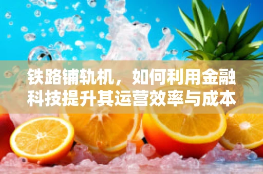 铁路铺轨机，如何利用金融科技提升其运营效率与成本控制？