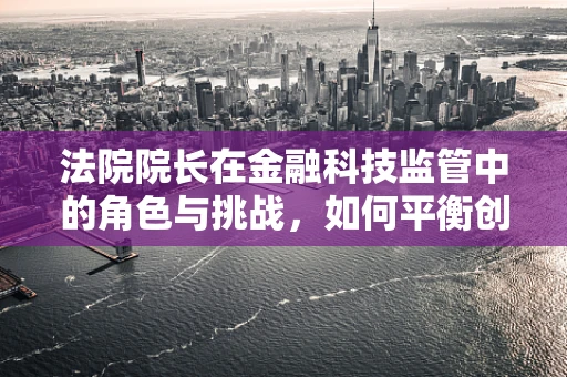 法院院长在金融科技监管中的角色与挑战，如何平衡创新与风险？