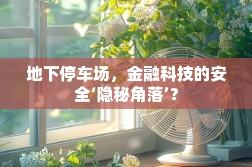 地下停车场，金融科技的安全‘隐秘角落’？