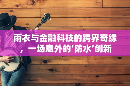 雨衣与金融科技的跨界奇缘，一场意外的‘防水’创新