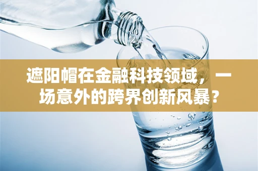 遮阳帽在金融科技领域，一场意外的跨界创新风暴？