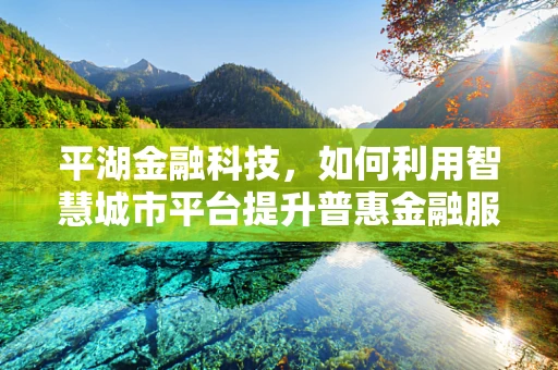平湖金融科技，如何利用智慧城市平台提升普惠金融服务？