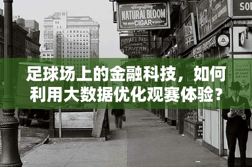 足球场上的金融科技，如何利用大数据优化观赛体验？