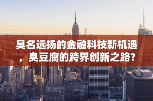 臭名远扬的金融科技新机遇，臭豆腐的跨界创新之路？