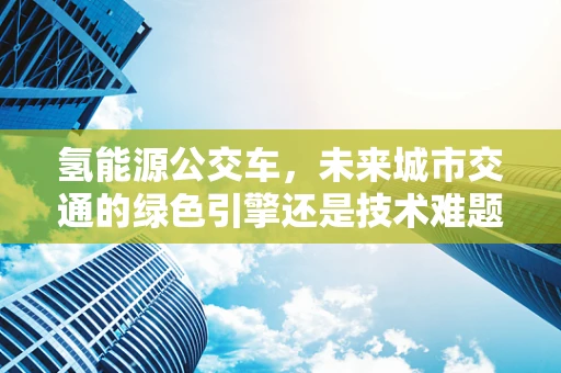 氢能源公交车，未来城市交通的绿色引擎还是技术难题的试验田？