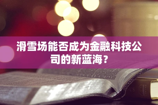 滑雪场能否成为金融科技公司的新蓝海？