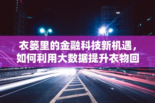 衣篓里的金融科技新机遇，如何利用大数据提升衣物回收效率？
