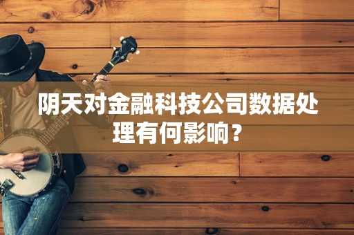 阴天对金融科技公司数据处理有何影响？