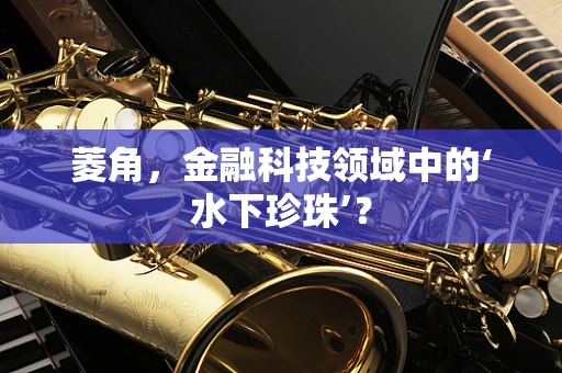 菱角，金融科技领域中的‘水下珍珠’？