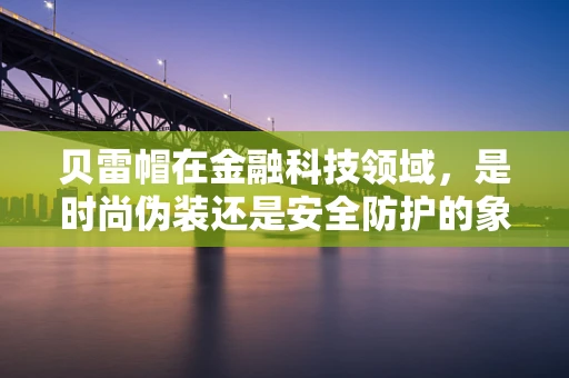 贝雷帽在金融科技领域，是时尚伪装还是安全防护的象征？