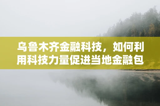 乌鲁木齐金融科技，如何利用科技力量促进当地金融包容性增长？