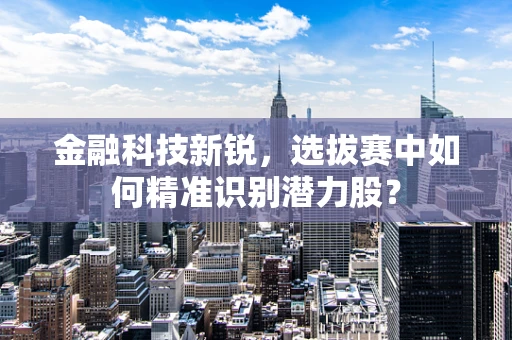 金融科技新锐，选拔赛中如何精准识别潜力股？