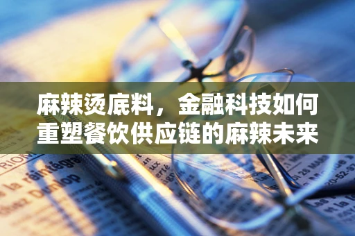 麻辣烫底料，金融科技如何重塑餐饮供应链的麻辣未来？