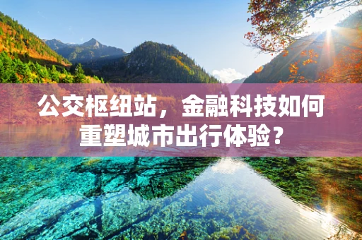 公交枢纽站，金融科技如何重塑城市出行体验？