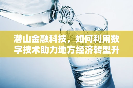 潜山金融科技，如何利用数字技术助力地方经济转型升级？