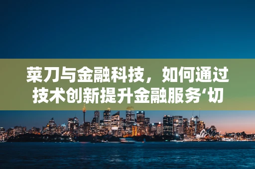 菜刀与金融科技，如何通过技术创新提升金融服务‘切割’效率？