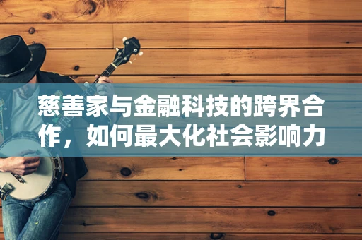 慈善家与金融科技的跨界合作，如何最大化社会影响力？