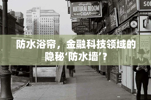 防水浴帘，金融科技领域的隐秘‘防水墙’？