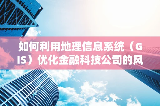如何利用地理信息系统（GIS）优化金融科技公司的风险管理？