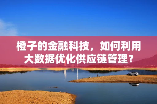 橙子的金融科技，如何利用大数据优化供应链管理？