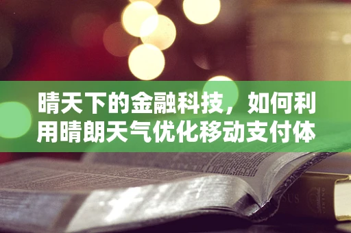 晴天下的金融科技，如何利用晴朗天气优化移动支付体验？