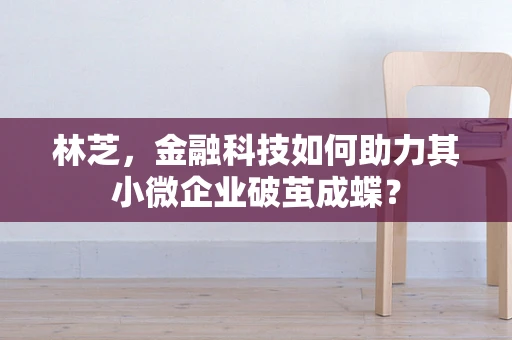 林芝，金融科技如何助力其小微企业破茧成蝶？
