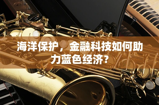 海洋保护，金融科技如何助力蓝色经济？
