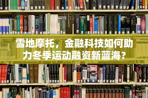 雪地摩托，金融科技如何助力冬季运动融资新蓝海？