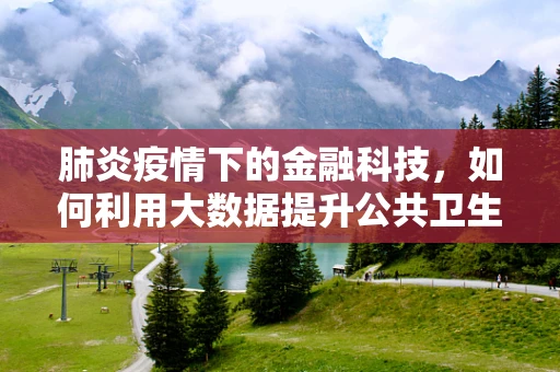 肺炎疫情下的金融科技，如何利用大数据提升公共卫生应急响应？