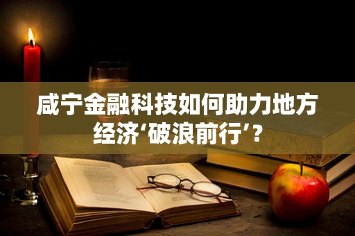 咸宁金融科技如何助力地方经济‘破浪前行’？
