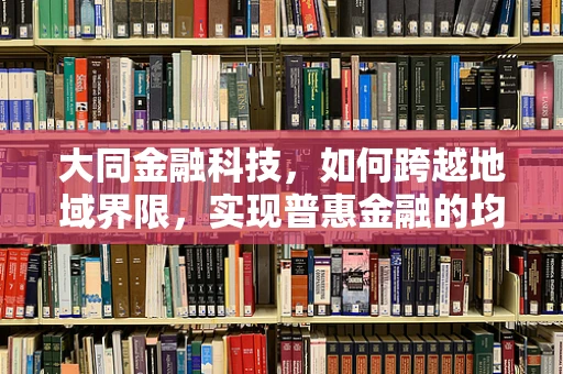 大同金融科技，如何跨越地域界限，实现普惠金融的均衡发展？