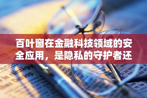 百叶窗在金融科技领域的安全应用，是隐私的守护者还是数据泄露的隐患？