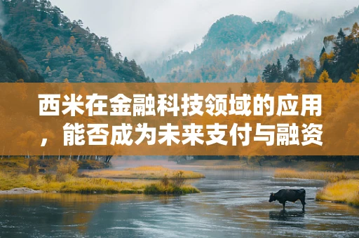 西米在金融科技领域的应用，能否成为未来支付与融资的新宠？