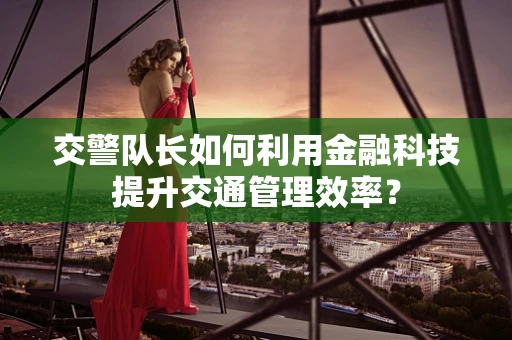 交警队长如何利用金融科技提升交通管理效率？
