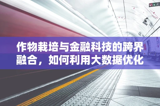 作物栽培与金融科技的跨界融合，如何利用大数据优化农业种植？