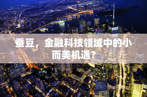 蚕豆，金融科技领域中的小而美机遇？