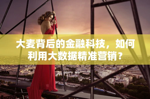 大麦背后的金融科技，如何利用大数据精准营销？