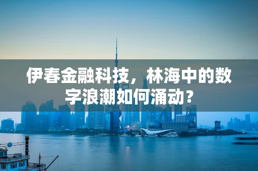 伊春金融科技，林海中的数字浪潮如何涌动？