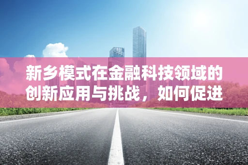 新乡模式在金融科技领域的创新应用与挑战，如何促进普惠金融的深度发展？