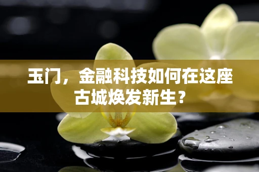 玉门，金融科技如何在这座古城焕发新生？